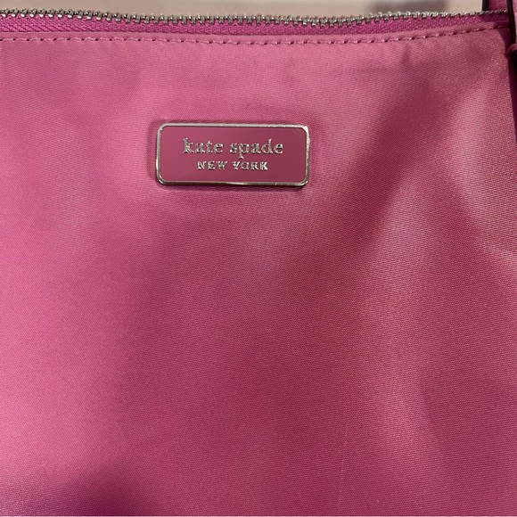 KATE SPADE MEDIUM PINK NYLON TOTE - Picture 4 of 8